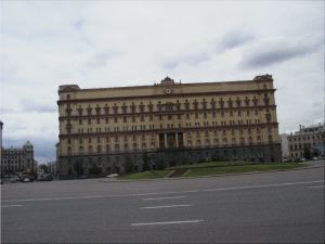 The kgb building in Moscow still looking scary