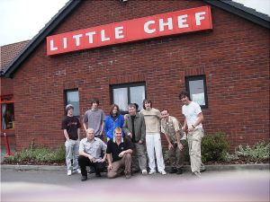 The Music & crew at Little Chef S18 Dundee